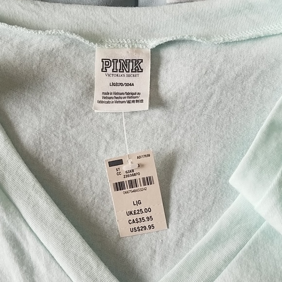 SOLD Victoria's Secret Pink Rainbow Legging Tee - Picture 3 of 3